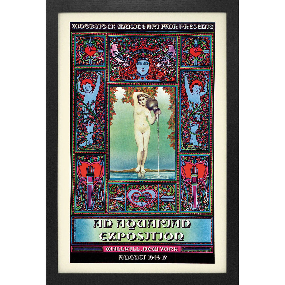 Woodstock Aquarian Exposition Framed Wall Art Front