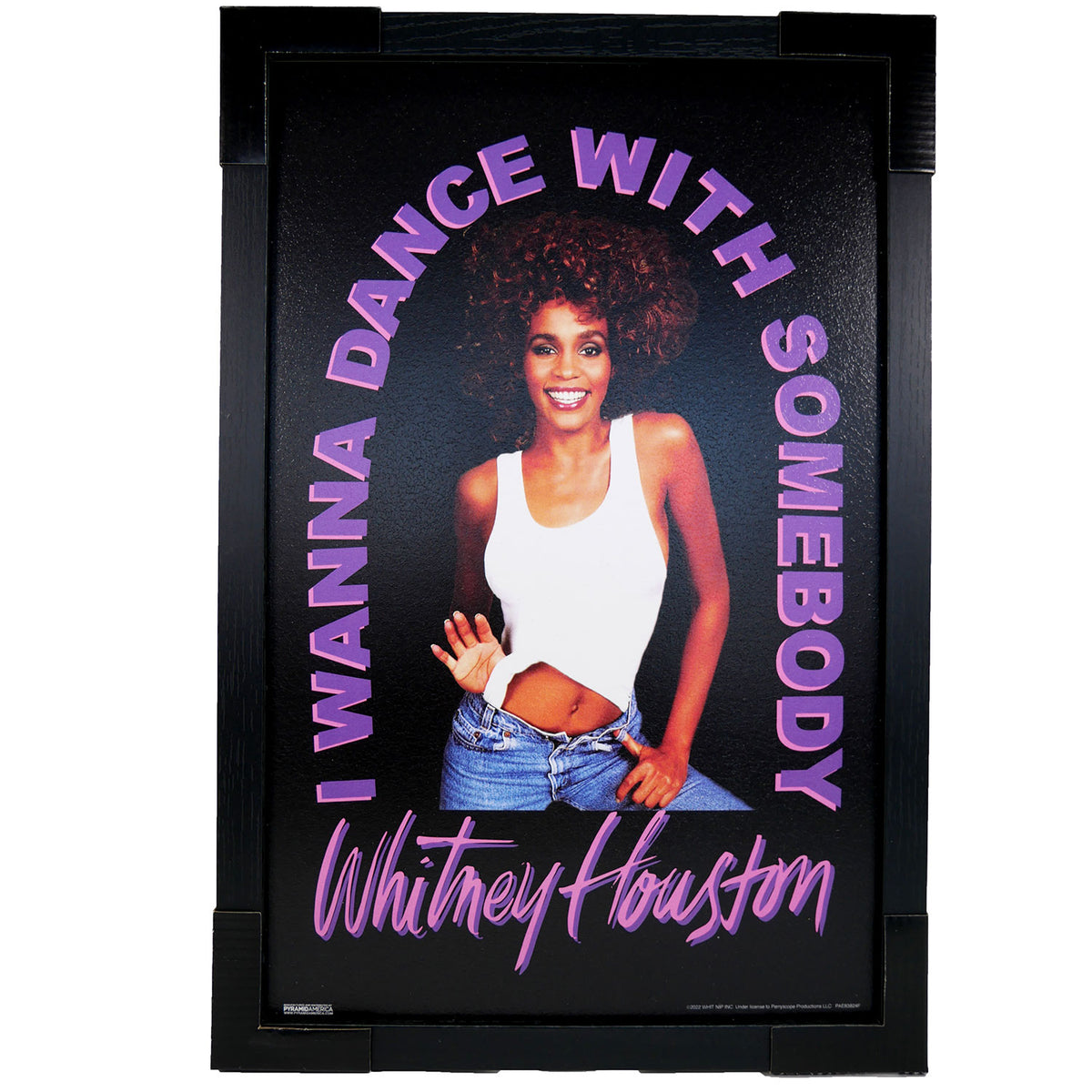 Whitney Houston Dance with Somebody Framed Wall Art Front