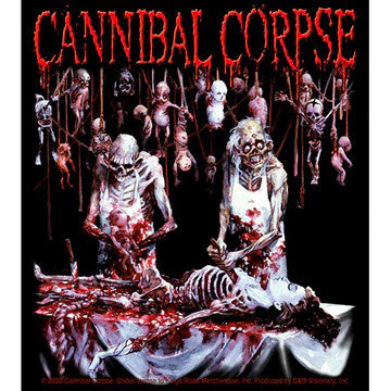 Cannibal Corpse Butchered at Birth Sticker Front