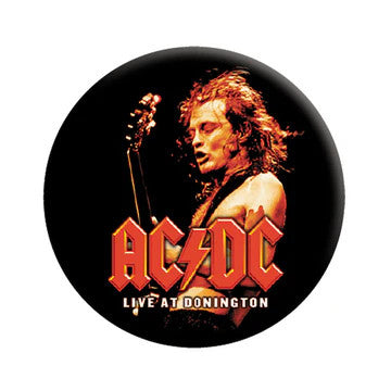AC/DC Live at Donington Button Front
