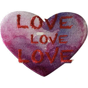John Lennon Lennon & McCartney LAMCL Love Love Love Embroidered Patch Front