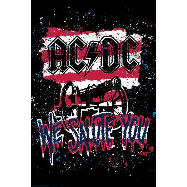 AC/DC Stephen Fishwick - We Salute You Domestic Poster Front