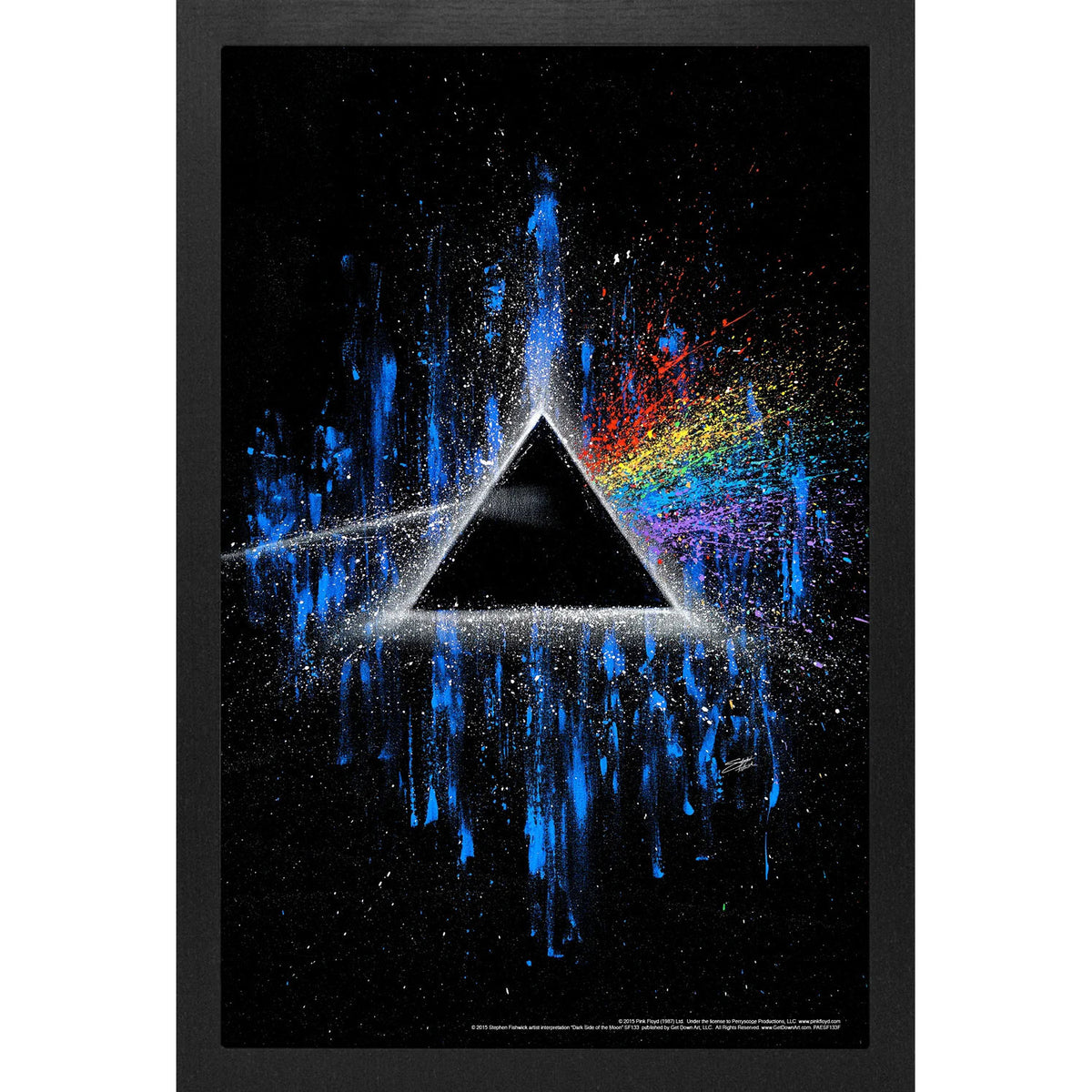 Pink Floyd Dark Side of the Moon Framed Wall Art Front
