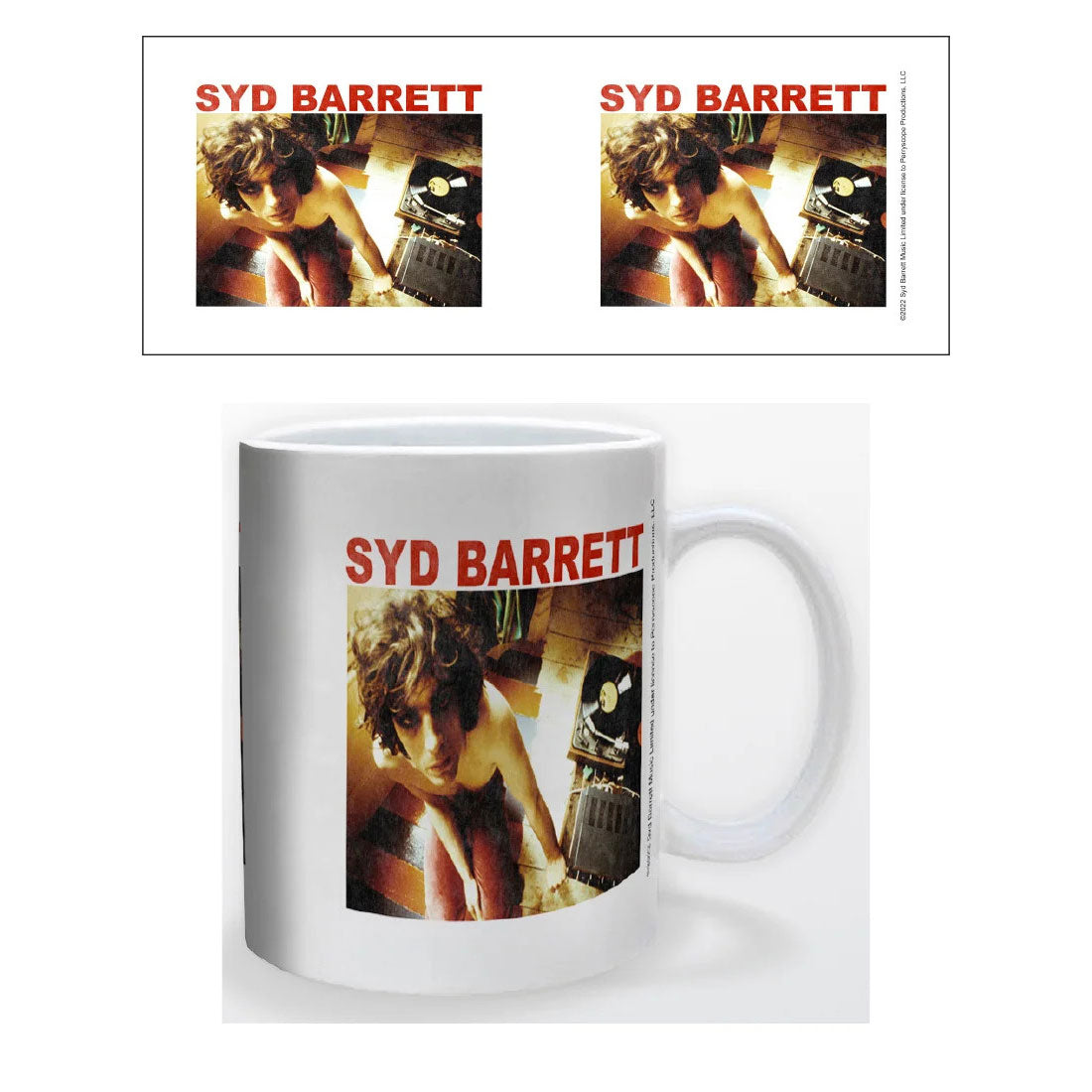 Syd Barrett Looking Up Coffee Mug Front