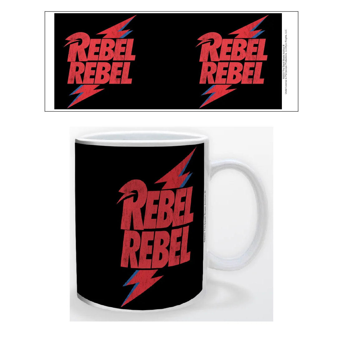 David Bowie Rebel Rebel Coffee Mug Front