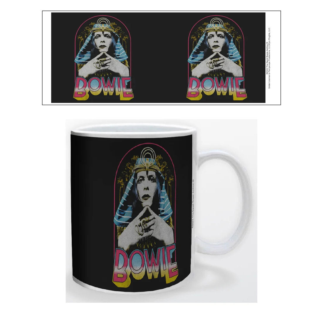 David Bowie Pharaoh Coffee Mug Front