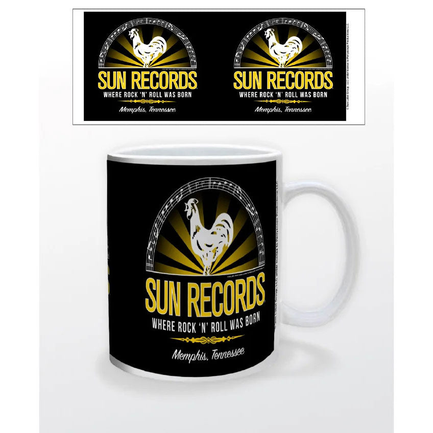 Sun Records Rooster Memphis Coffee Mug Front