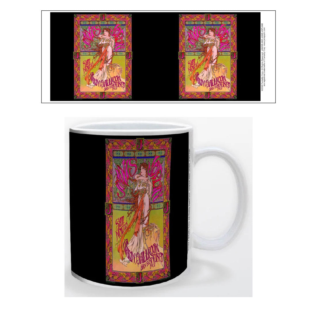 Janis Joplin Avalon Ballroom Coffee Mug Front