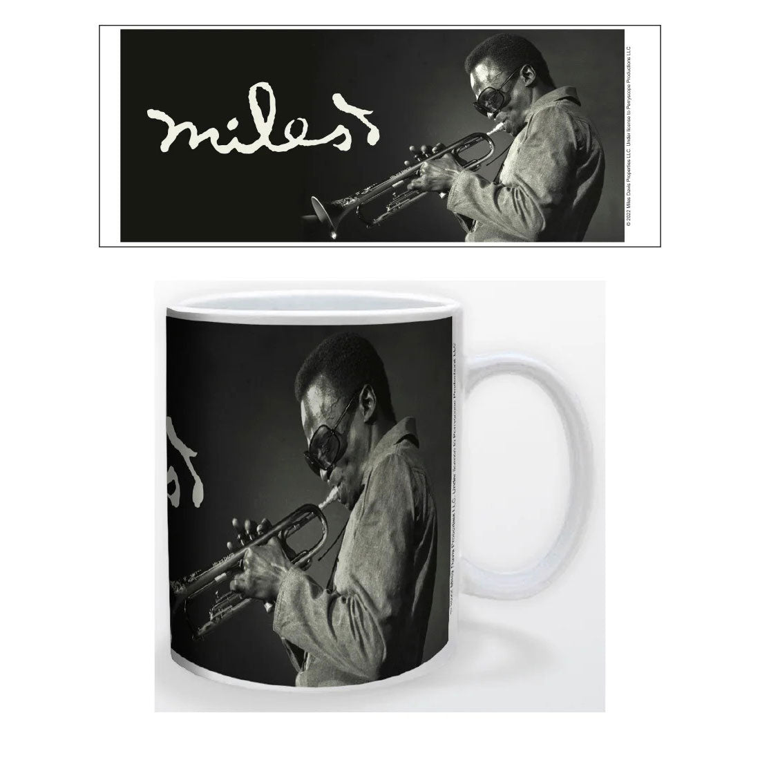 Miles Davis Trumpet Coffee Mug Front