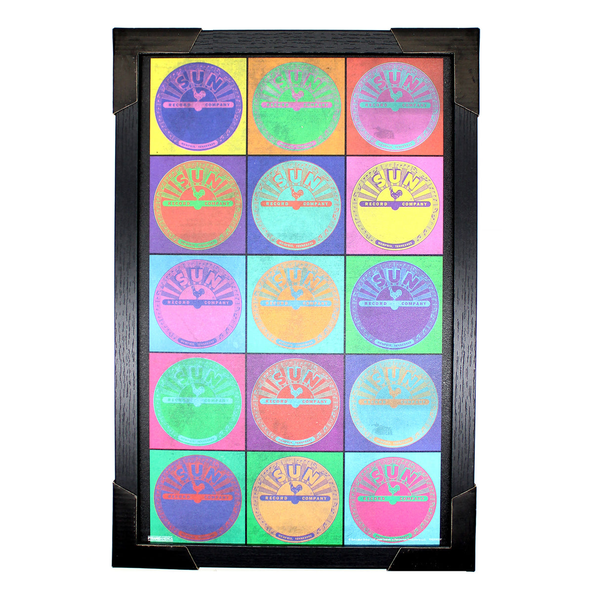 Sun Records Pop Art Framed Wall Art Front