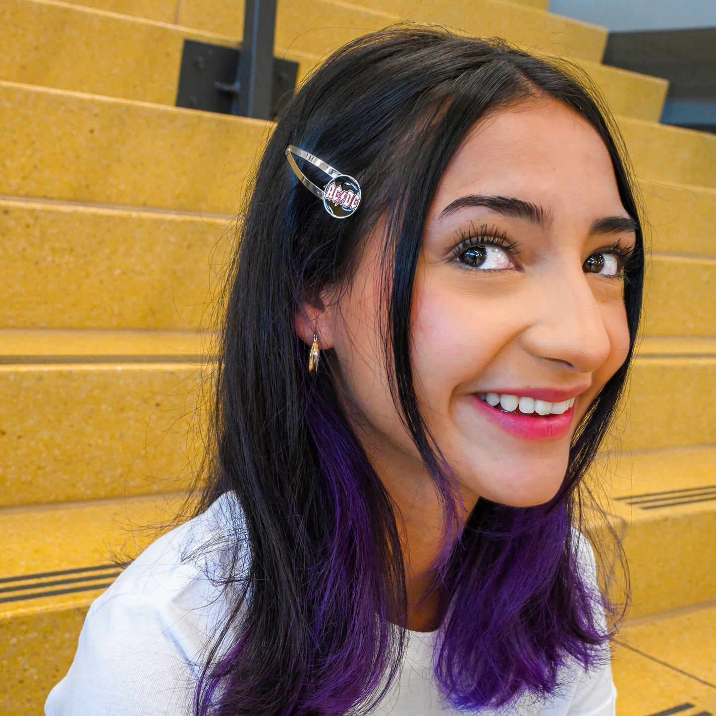 AC/DC Hair Clips Hair Accessory Back