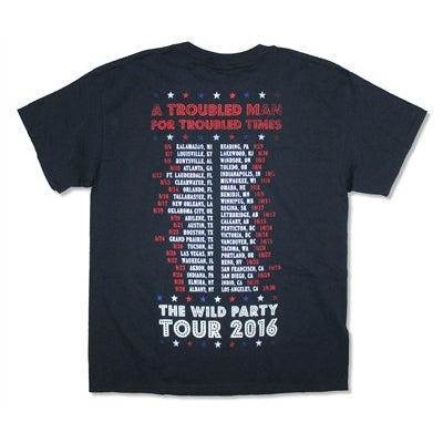 Alice Cooper I Wanna Be Elected 2016 Tour T-shirt Back