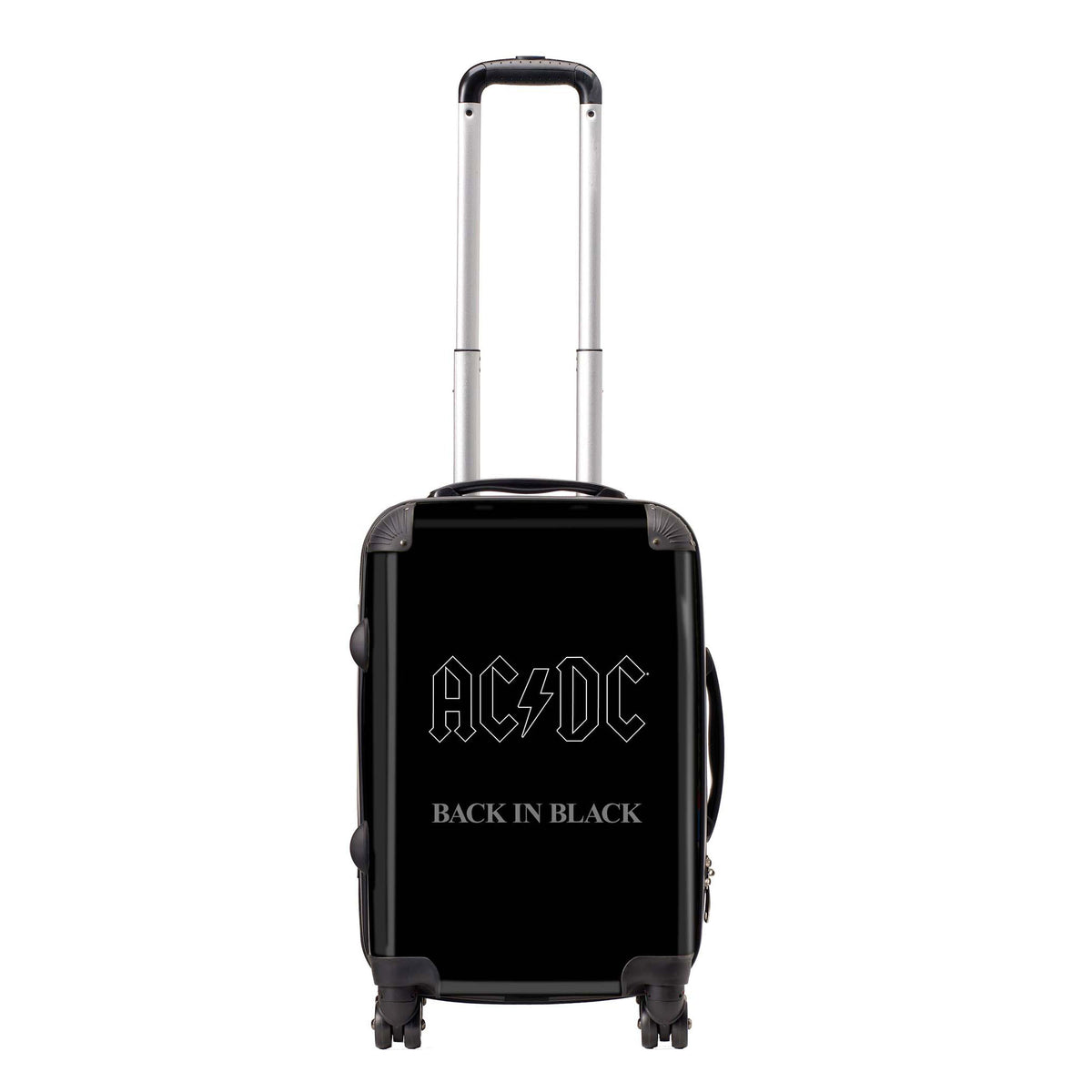 AC/DC Back In Black Carry On Suitcase Backpacks & Bags Front