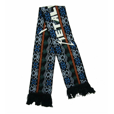 Metallica Christmas Scarf Neck Ties & Scarves Back