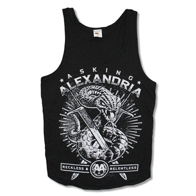 Asking Alexandria Snake Tank Top Mens Tank Front