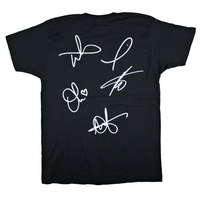Bring Me The Horizon Green Hexagram Signatures Tee T-shirt Back