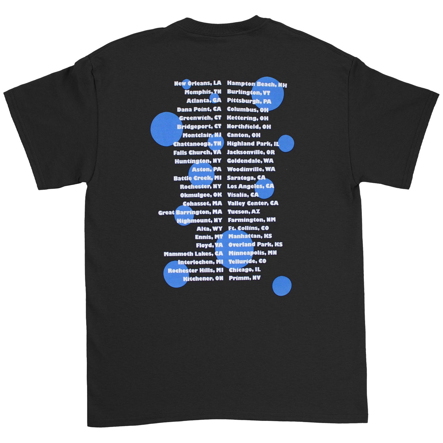 Buddy Guy Blue And Grey Tour New La-nv T-shirt Back