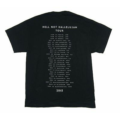 Marilyn Manson Proper Hell Not World 2015 Tour Jpn-uk T-shirt Back