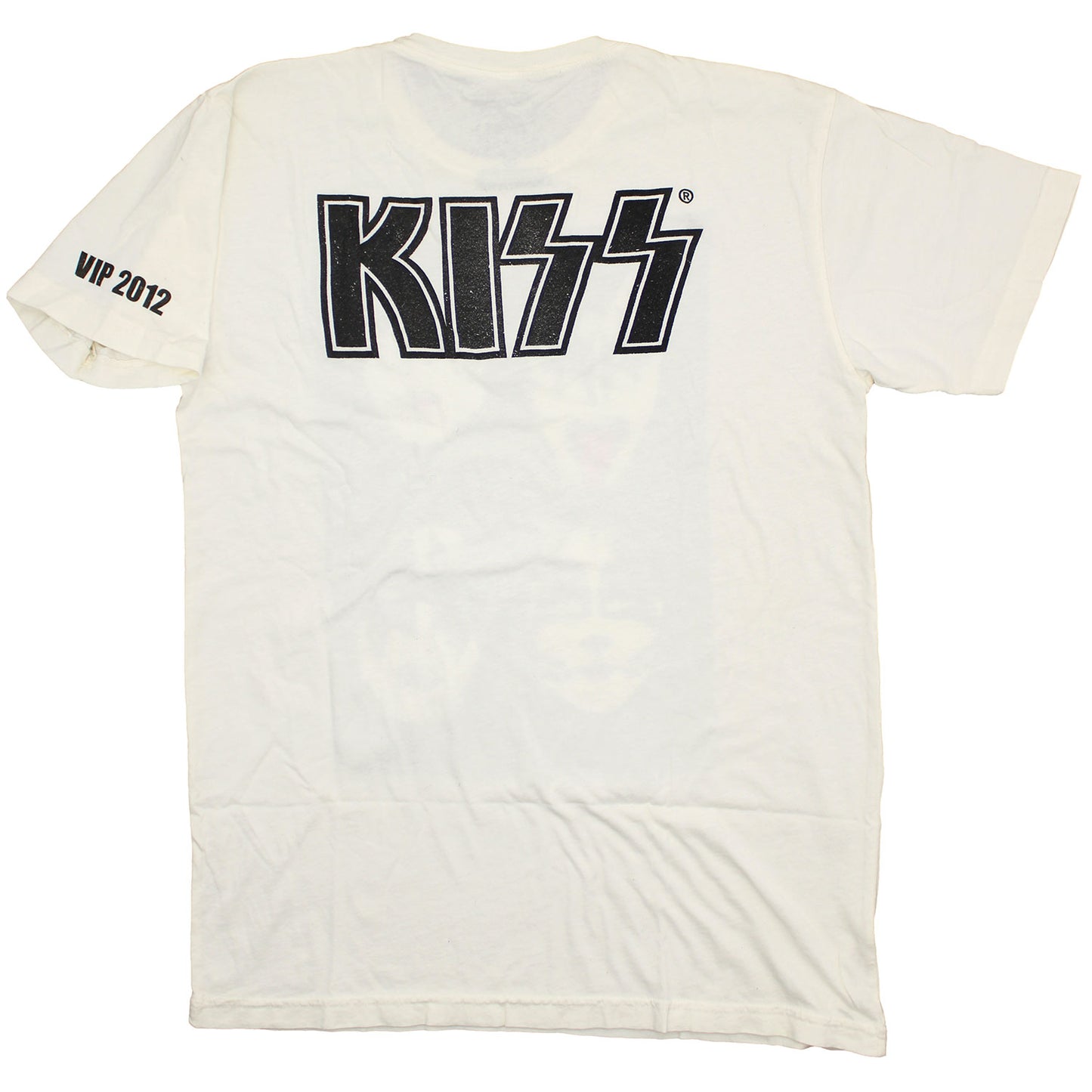 KISS Limited VIP 2012 Classic Makeup Trunk Brand Vintage T-shirt Back