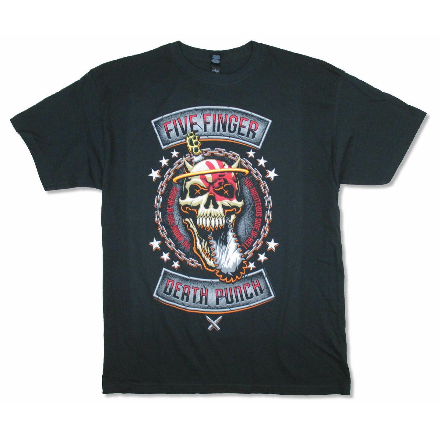 Five Finger Death Punch Rebellion Revised T-shirt Front