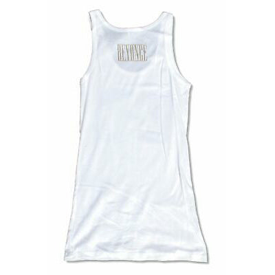 Beyonce White Dress Womens Tank Back
