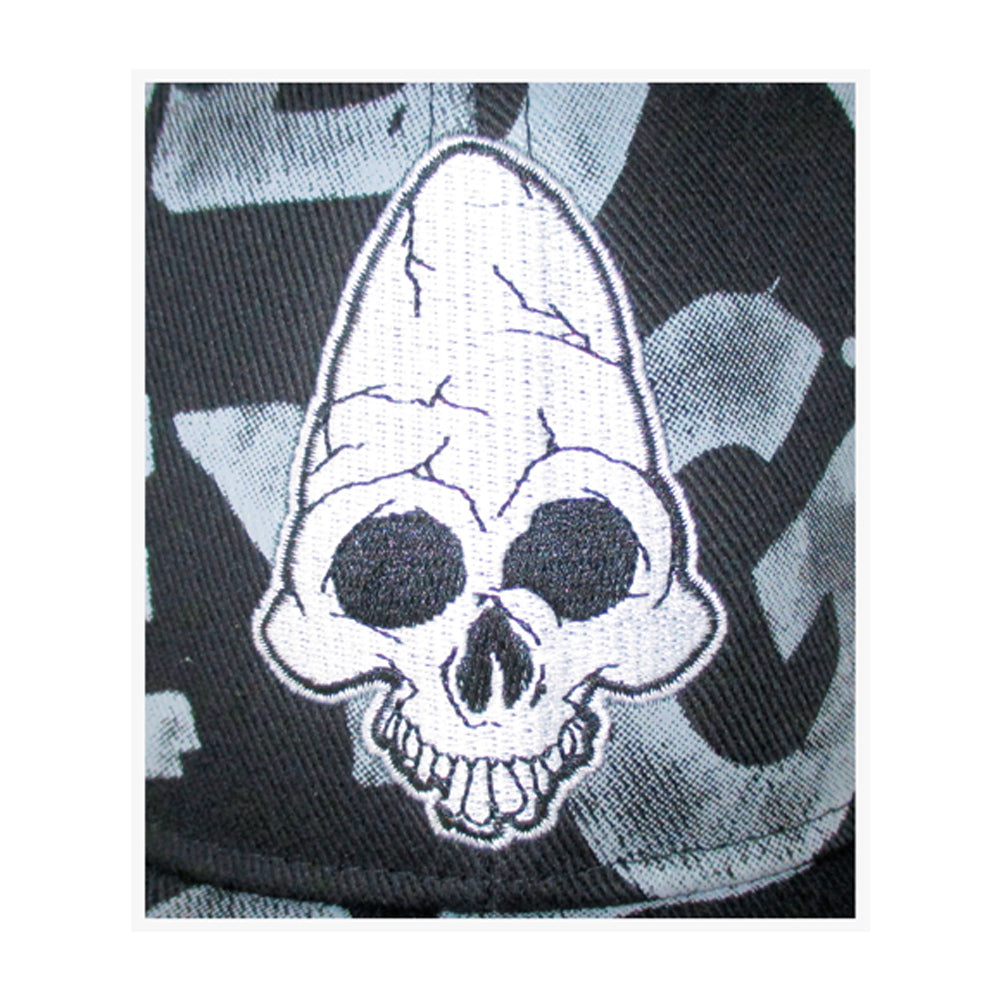 Ramones Pin Head Skull Baseball Cap Back