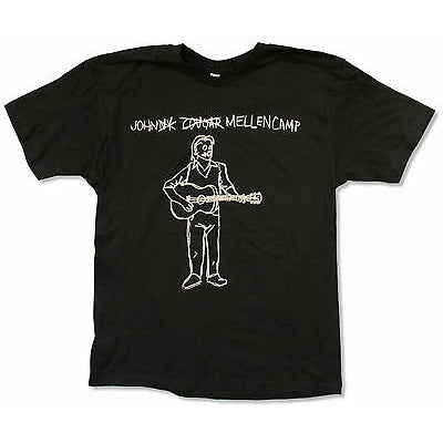 John Mellencamp Call Me Guitar Man Sketch T-shirt Front