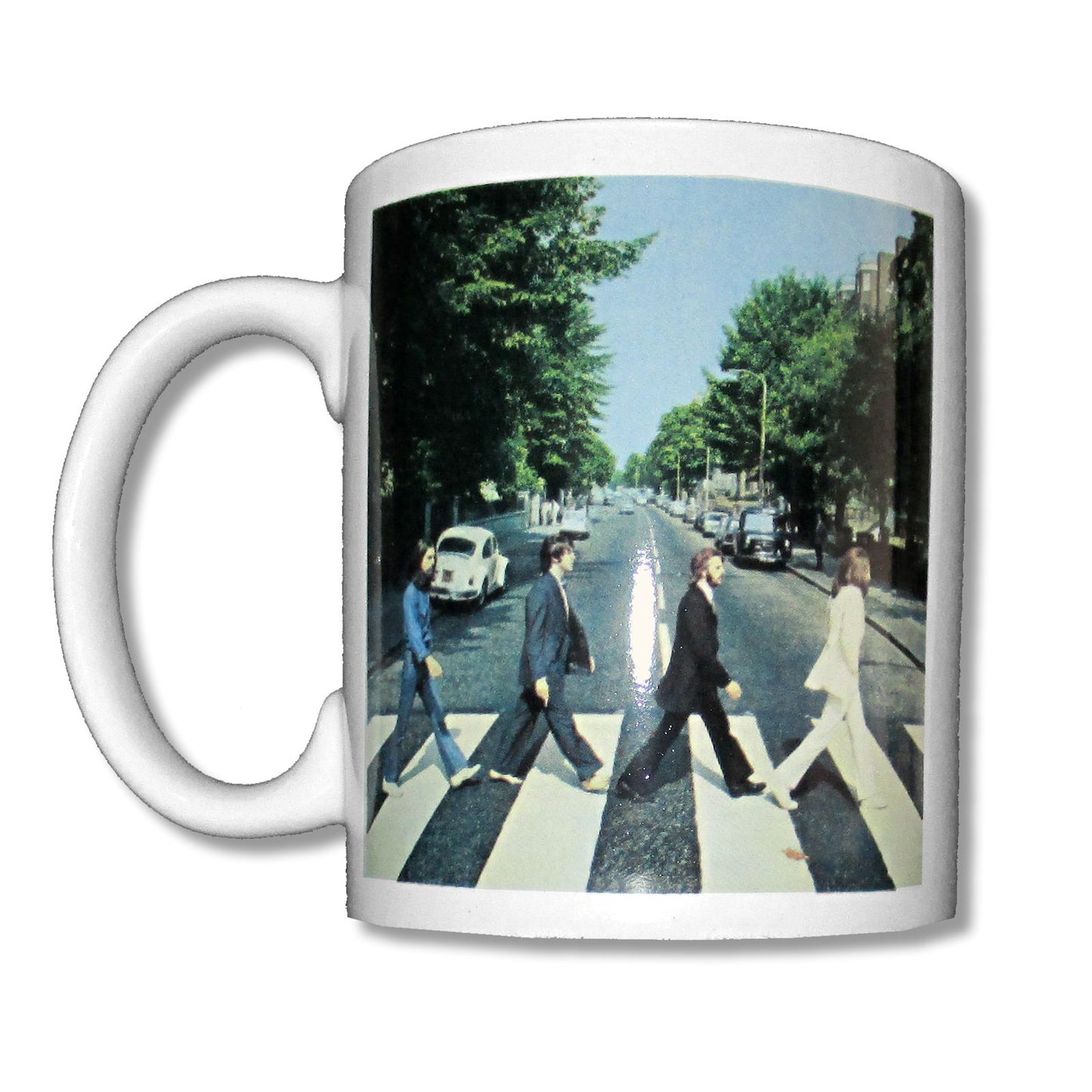 Beatles Abbey Road Album Cover White Ceramic Coffee Mug Coffee Mug Front