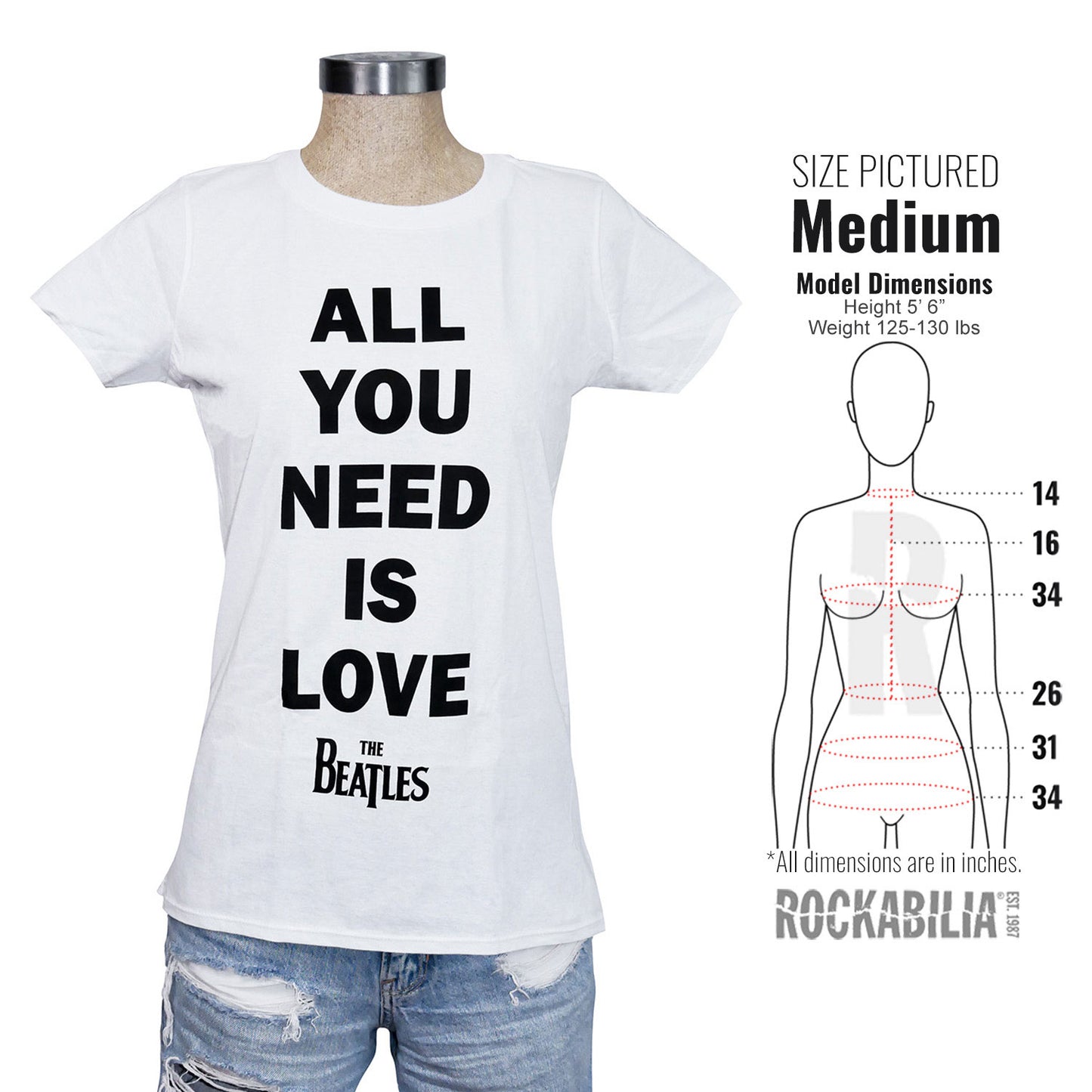 Beatles All You Need Is Love Junior Top Alt 3