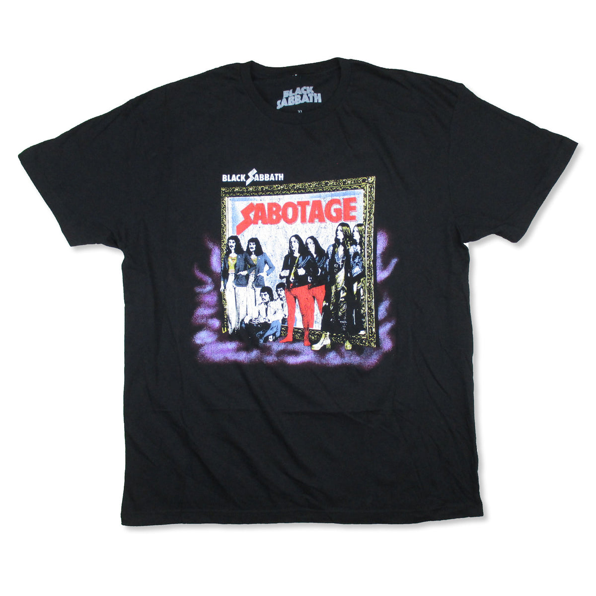 Black Sabbath Vintage Sabotage T-shirt Front