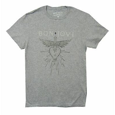 Bon Jovi Heart T-shirt Front