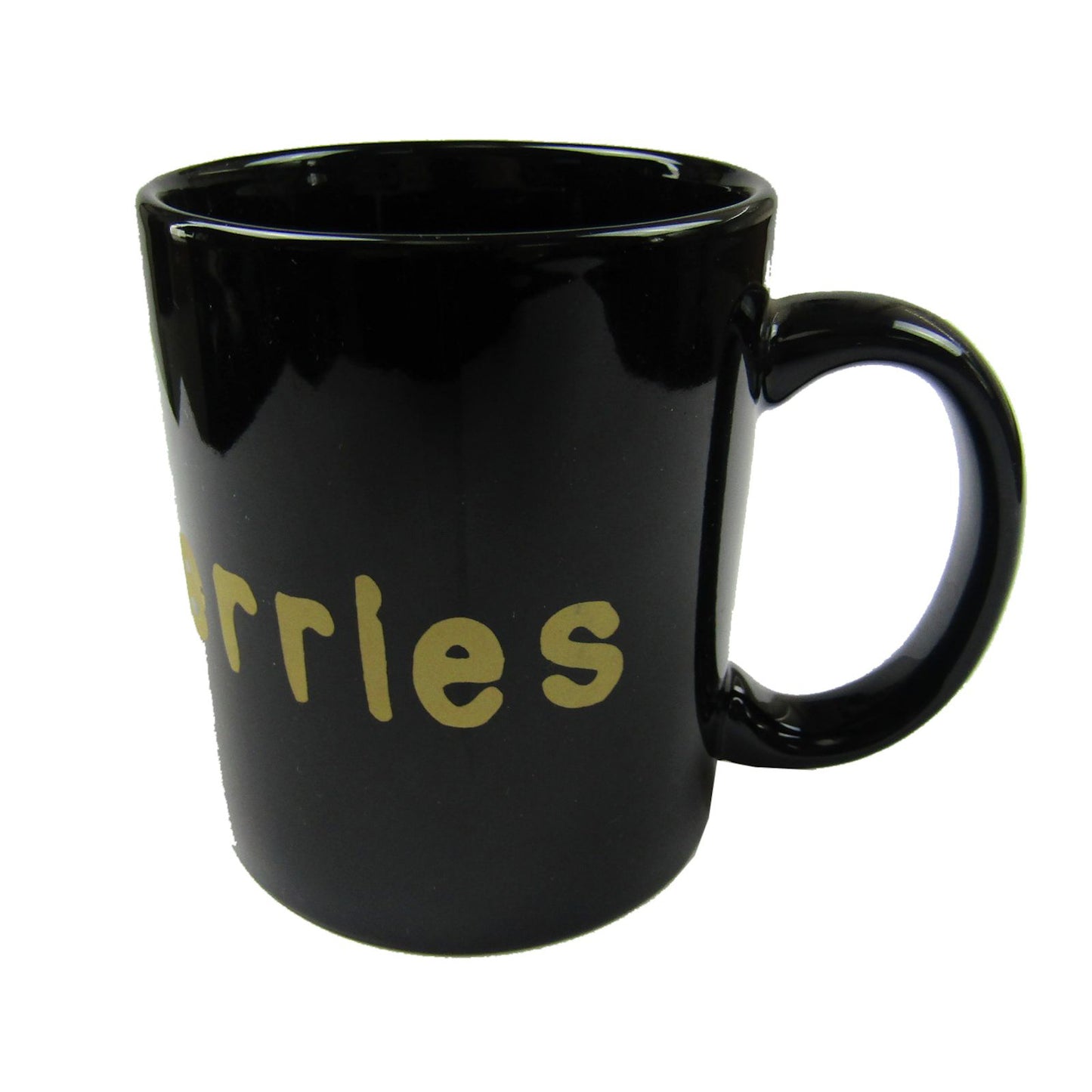 Cranberries Logo Black Ceramic Coffee Mug Coffee Mug Back