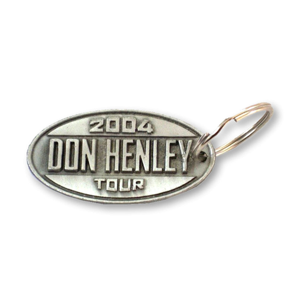 Don Henley 2004 Tour Oval Pendant Metal Key Chain Metal Key Chain Front