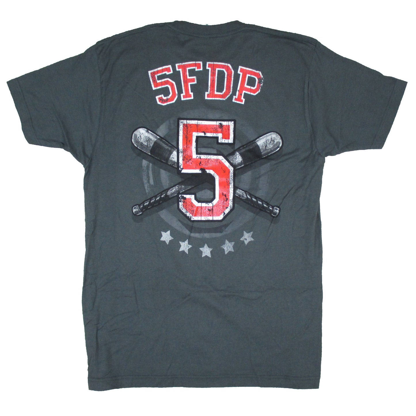 Five Finger Death Punch Baseball Skull Las Vegas T-shirt Back