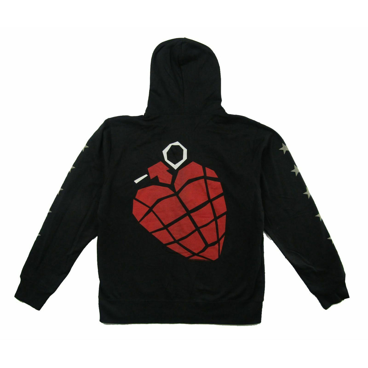 Green Day American Idiot Zippered Hooded Sweatshirt Back
