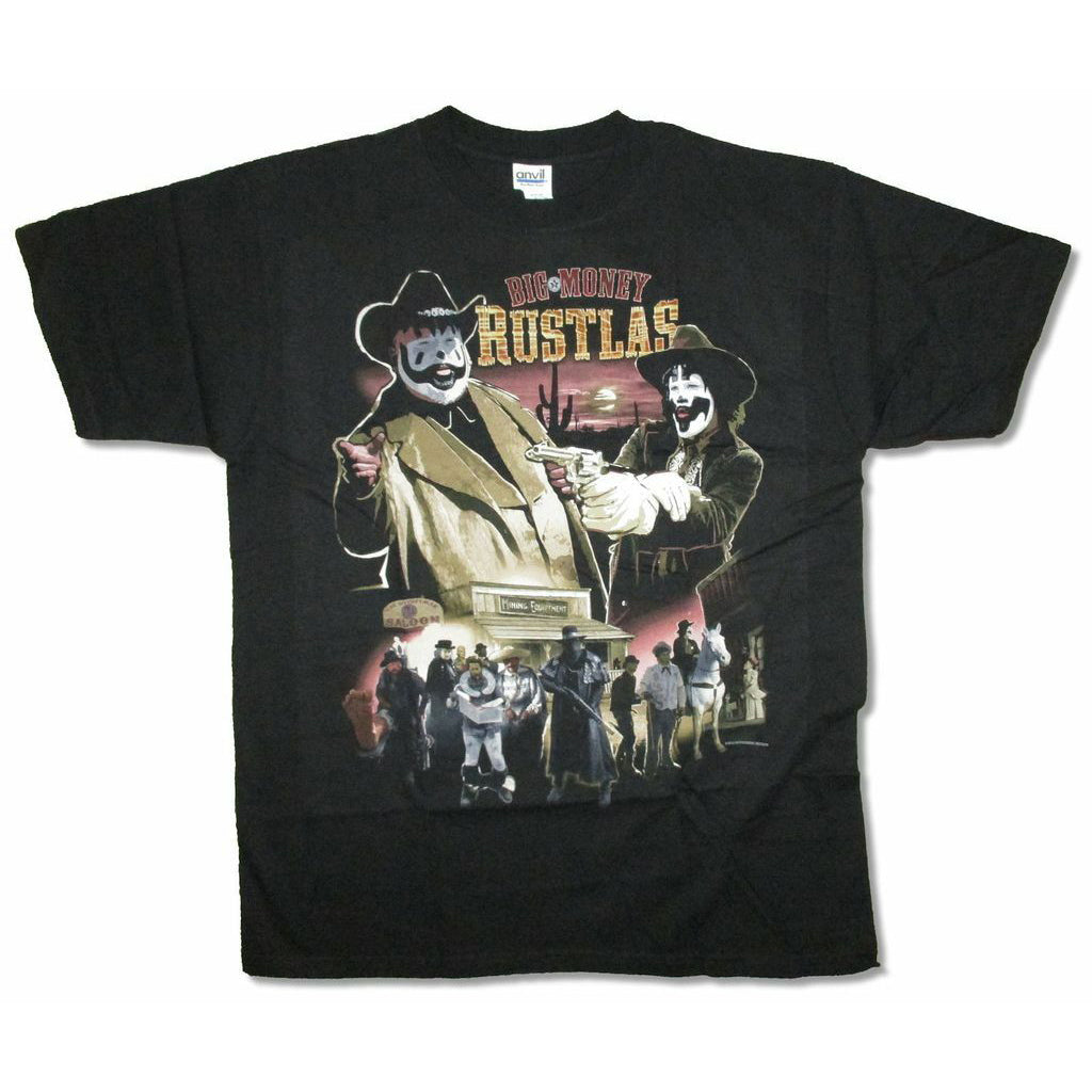Insane Clown Posse Big Money Rustlas Wild West T-shirt Front