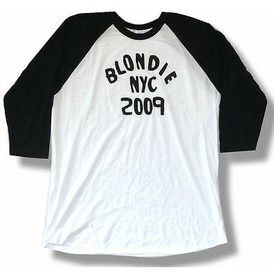 Blondie Nyc 2009 New York City Raglan T-shirt Front