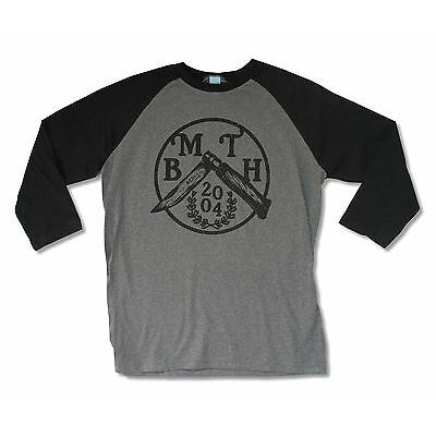 Bring Me The Horizon Knife Circle 2004 Raglan T-shirt Front