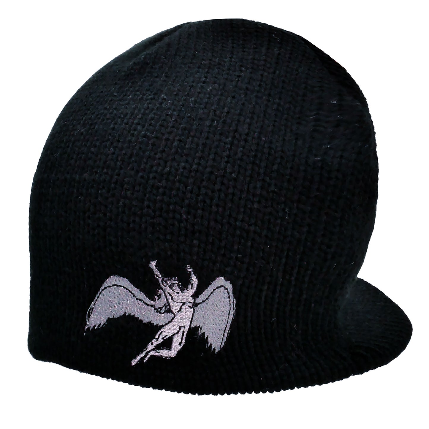 Led Zeppelin Swan Song Silver Stitch Billed Beanie Back