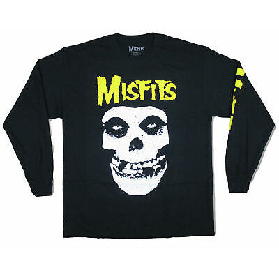 Misfits Yellow Logo Long Sleeve Front