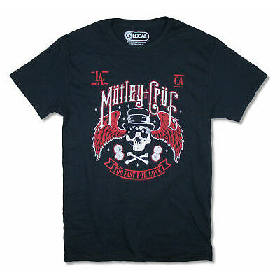Motley Crue Wings Too Fast For Love T-shirt Front