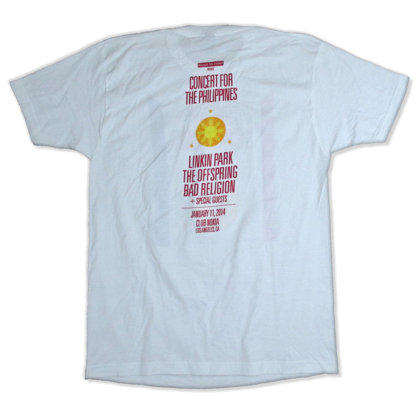 Linkin Park Love For Philippines T-shirt Back