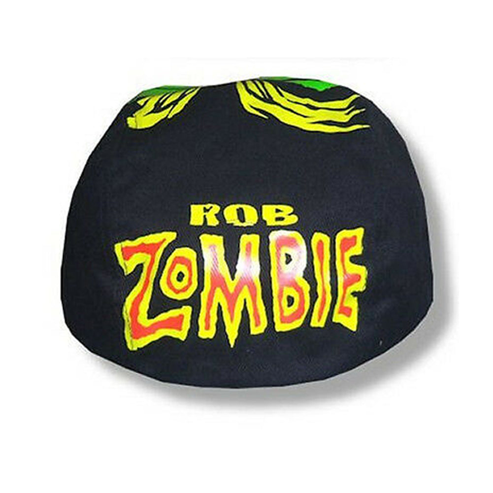 Rob Zombie All Over Print Green Zombie Fitted Baseball Cap Baseball Cap Back