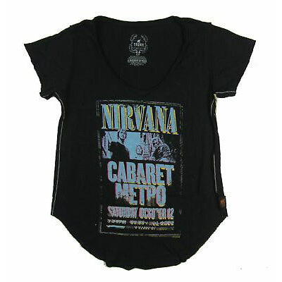 Nirvana Cabaret Metro Scoop Neck Junior Top Front