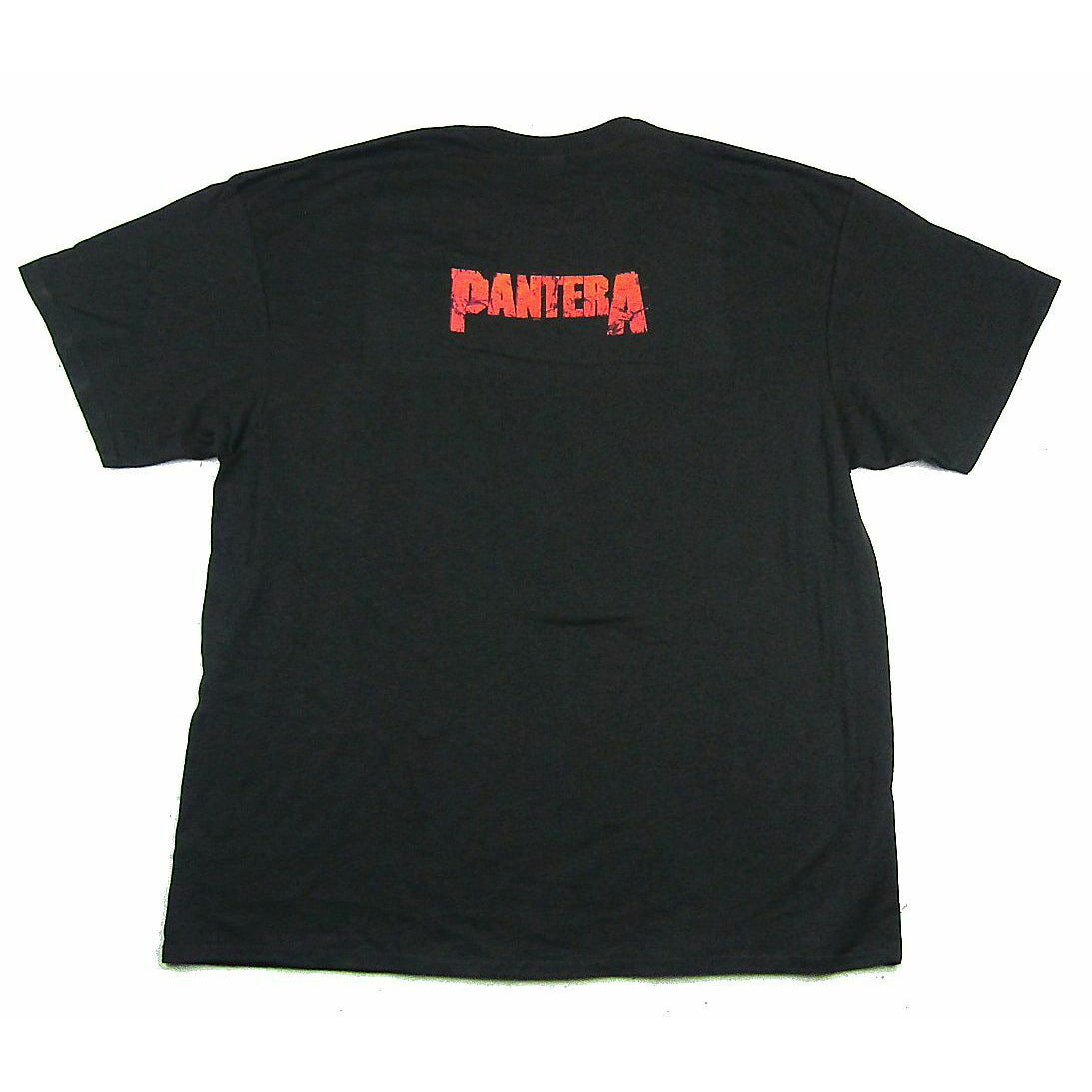 Pantera Flaming Snake & Guitar T-shirt Back