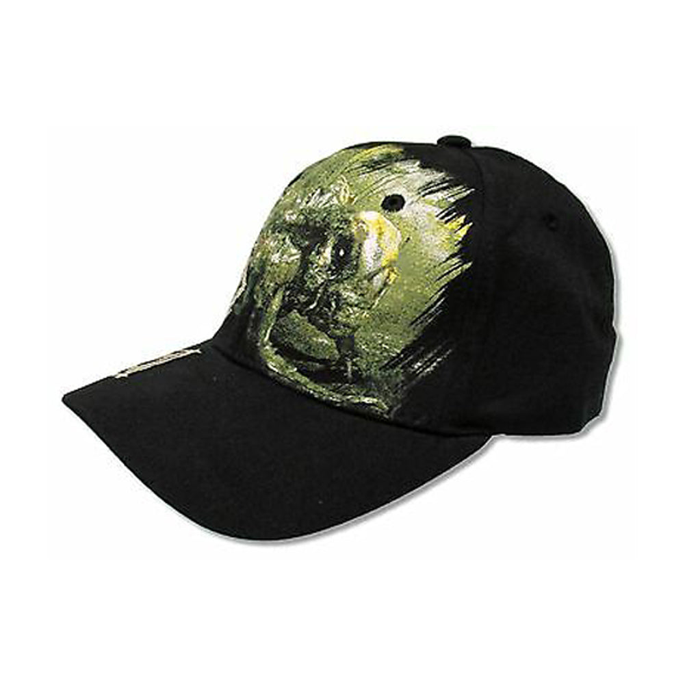 Machine Head Unto The Locust Black Fitted Cap Baseball Cap Back
