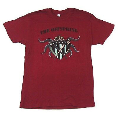 Offspring Crest Maroon T-shirt Front