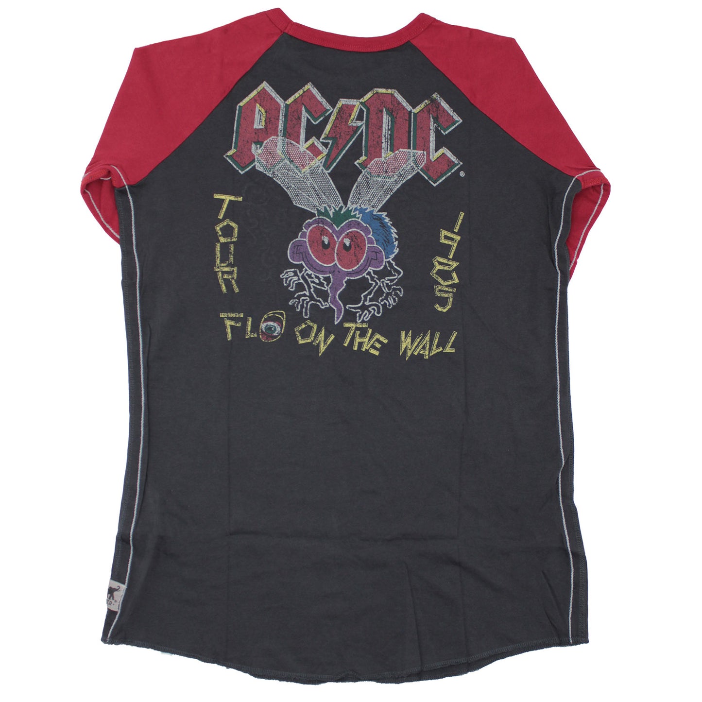 AC/DC Fly On The Wall Youth Raglan by TRUNK LTD Childrens T-shirt Back
