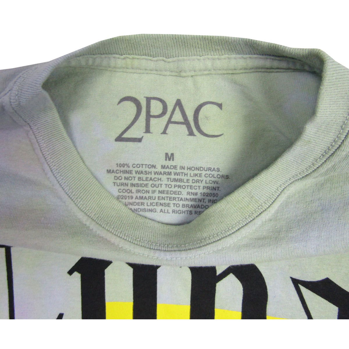 Tupac Me Against The World T-shirt Back