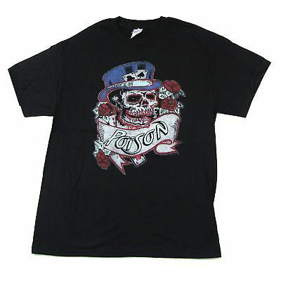 Poison Top Hat Skull T-shirt